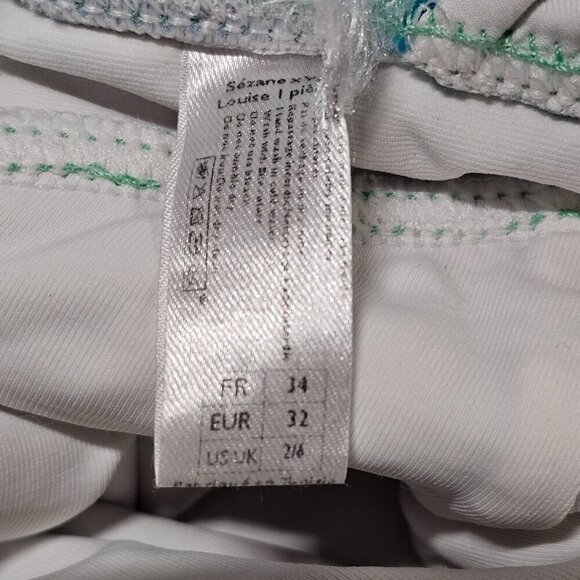 Sezane x Yse • Louise One Piece Swimsuit Striped Multicolor Women Size 2/6 - Picture 9 of 15